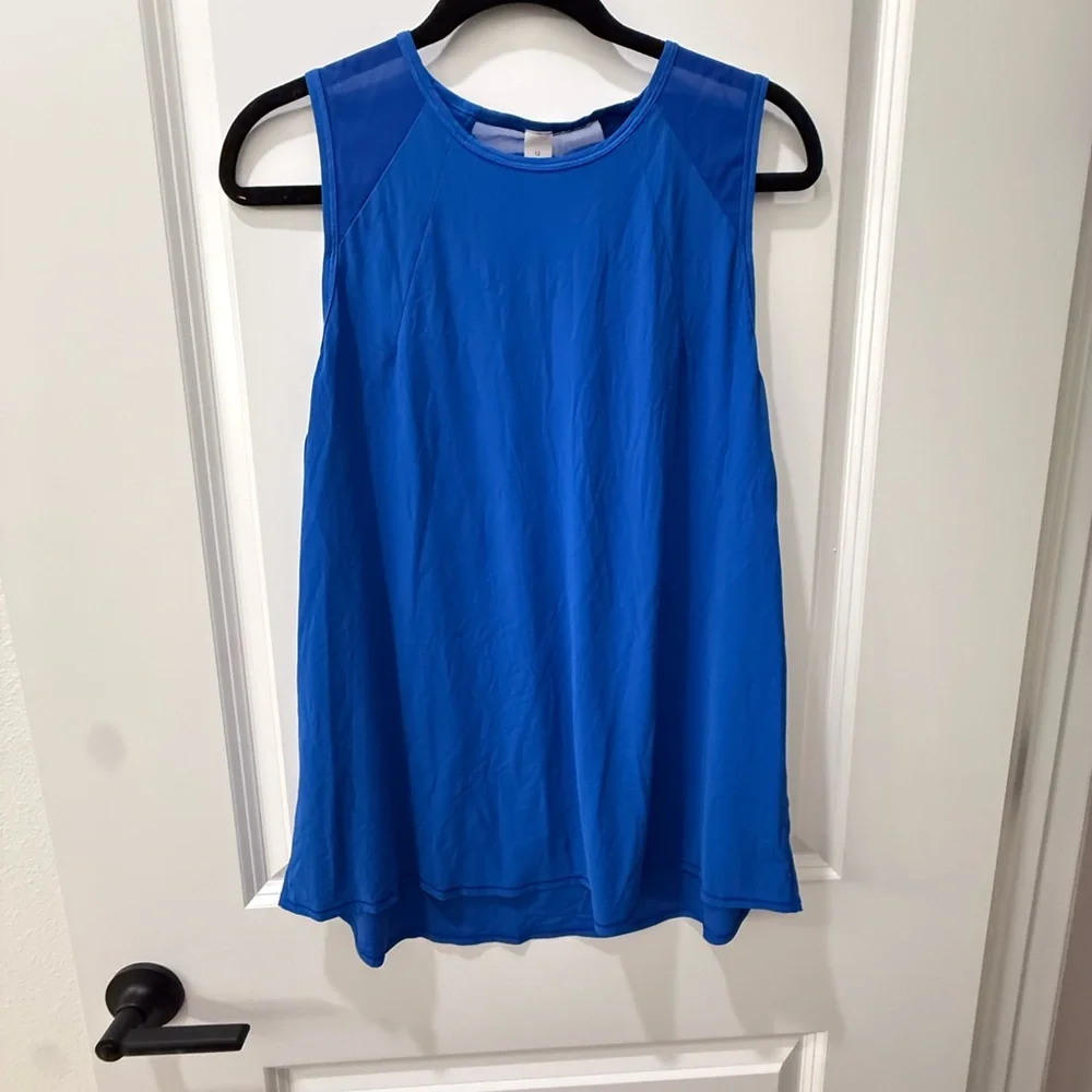 lululemon athletica Royal Blue Sleeveless Performance Tank